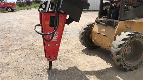 jackhammer attachment for skid steer